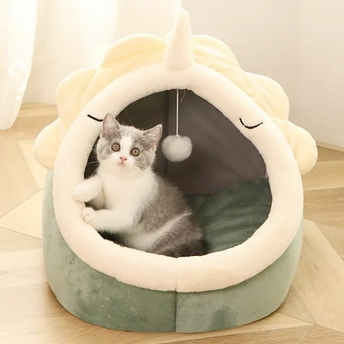 Adorable maison pour animaux de compagnie de dinosaures avec jouet