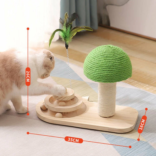 Arbre à gratter pour animaux de compagnie avec jouet