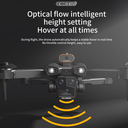 Drone H12 avec évitement d’obstacles à trois côtés, télécommande
