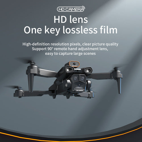 Drone H12 avec évitement d’obstacles à trois côtés, télécommande